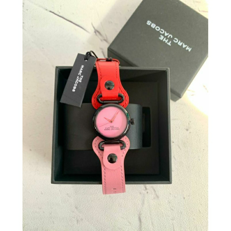 Jam MJ0120184726 The Cuff leather red pink 32mm