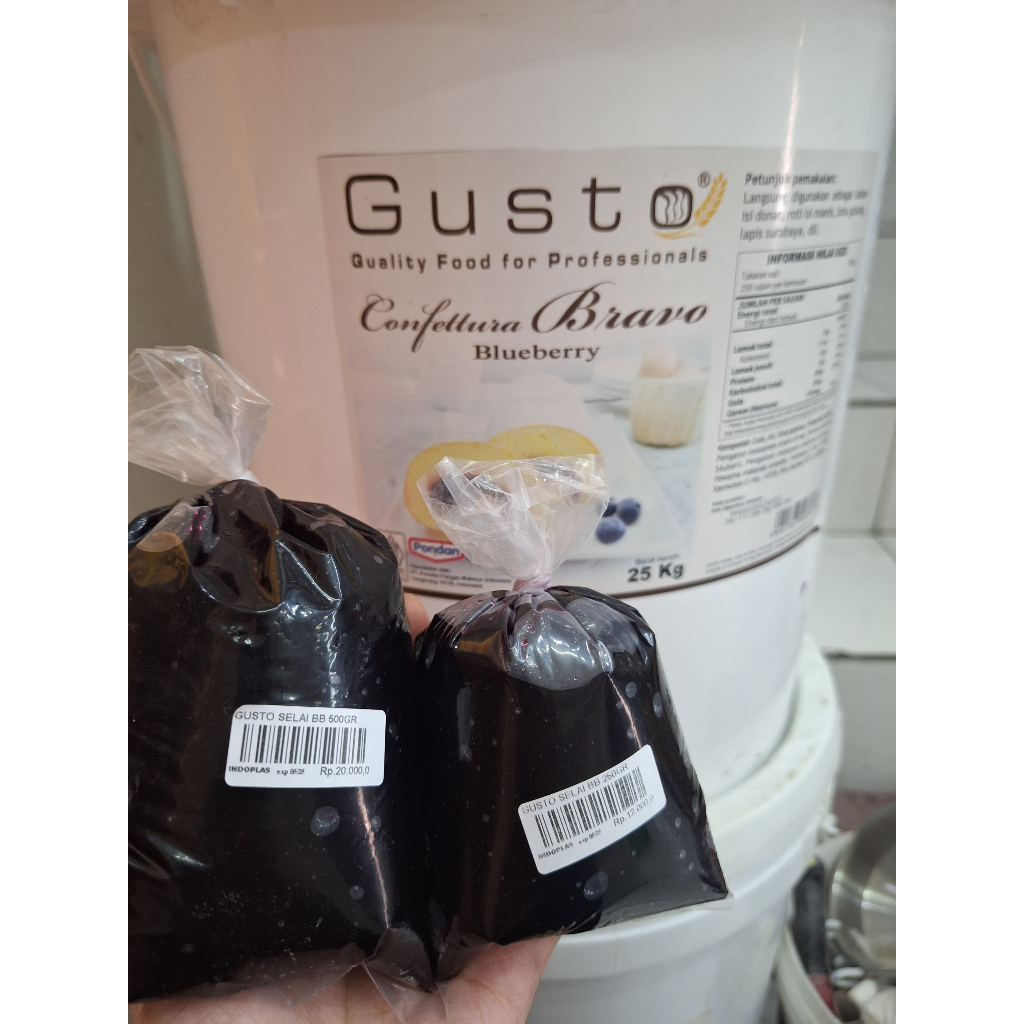 

Gusto Selai Blueberry Jam Fruit Filling repack