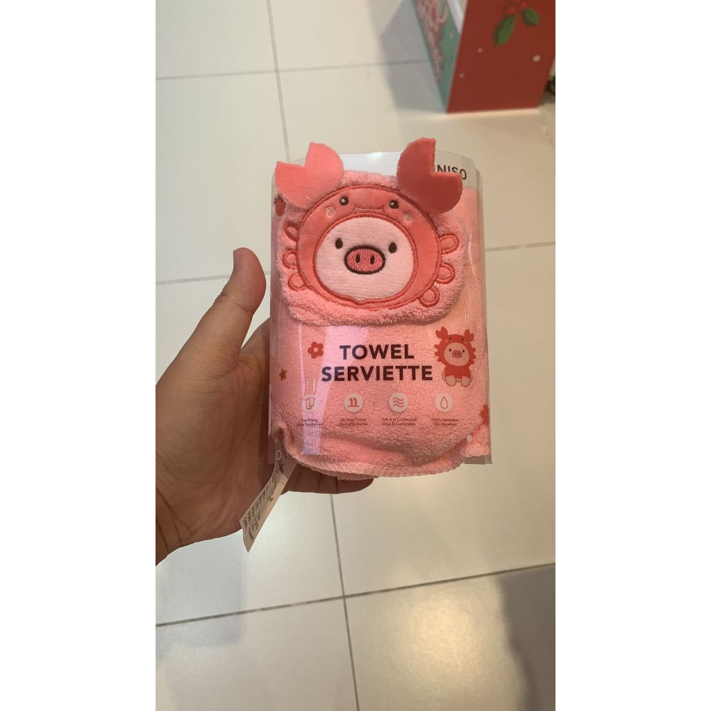 MINISO HANDUK KECIL KARAKTER MINISO