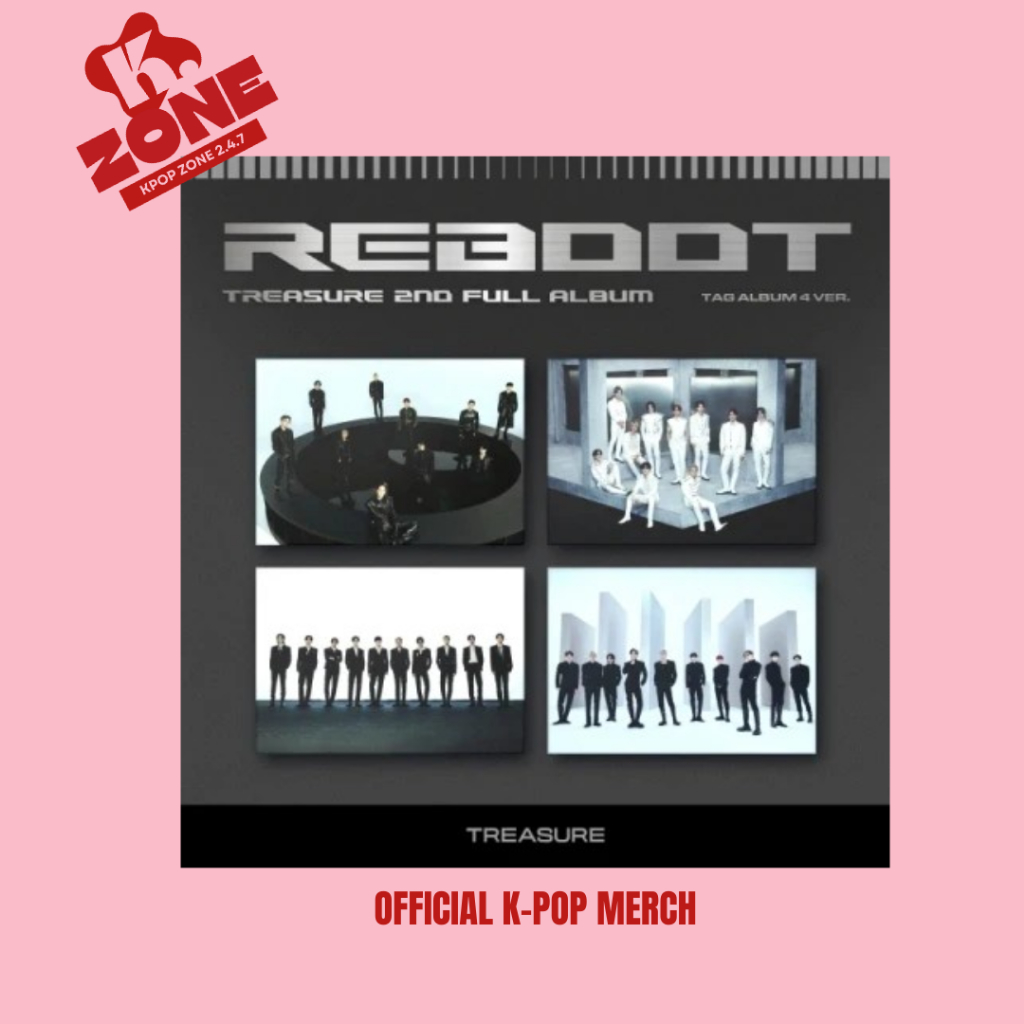 TREASURE - 2ND FULL ALBUM REBOOT YG TAG ALBUM
