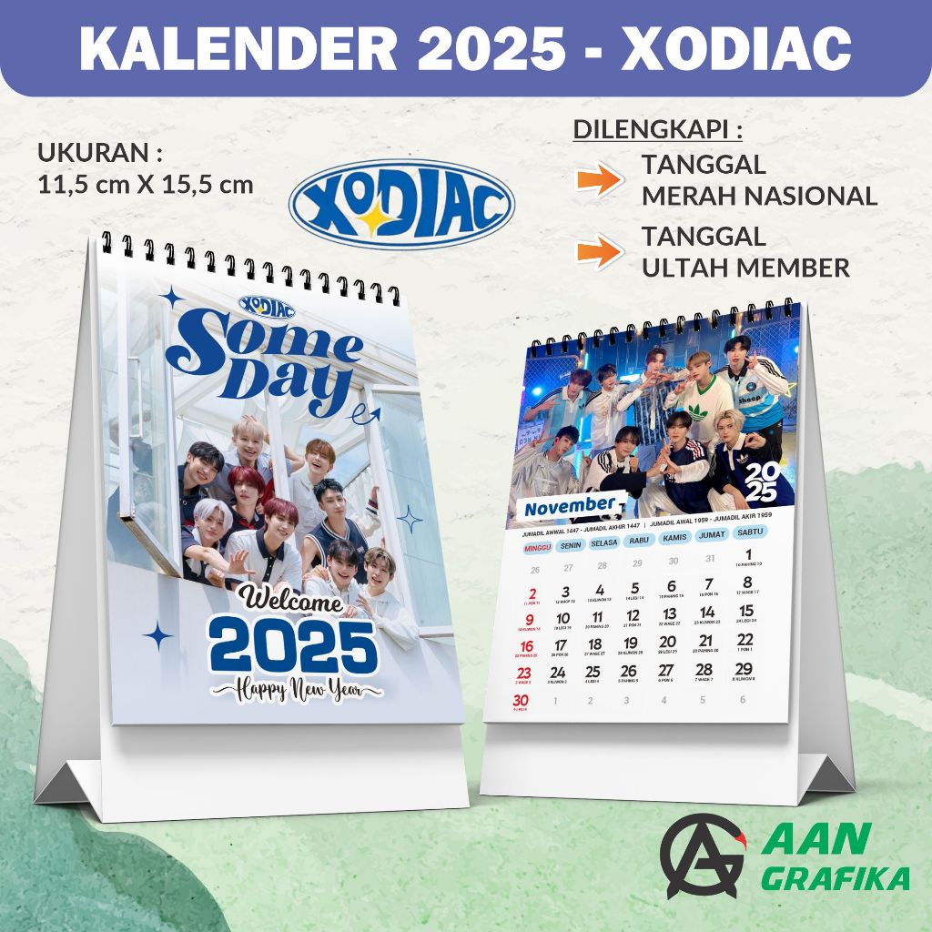 

KALENDER MEJA 2025 - KPOP XODIAC - Kalender Murah