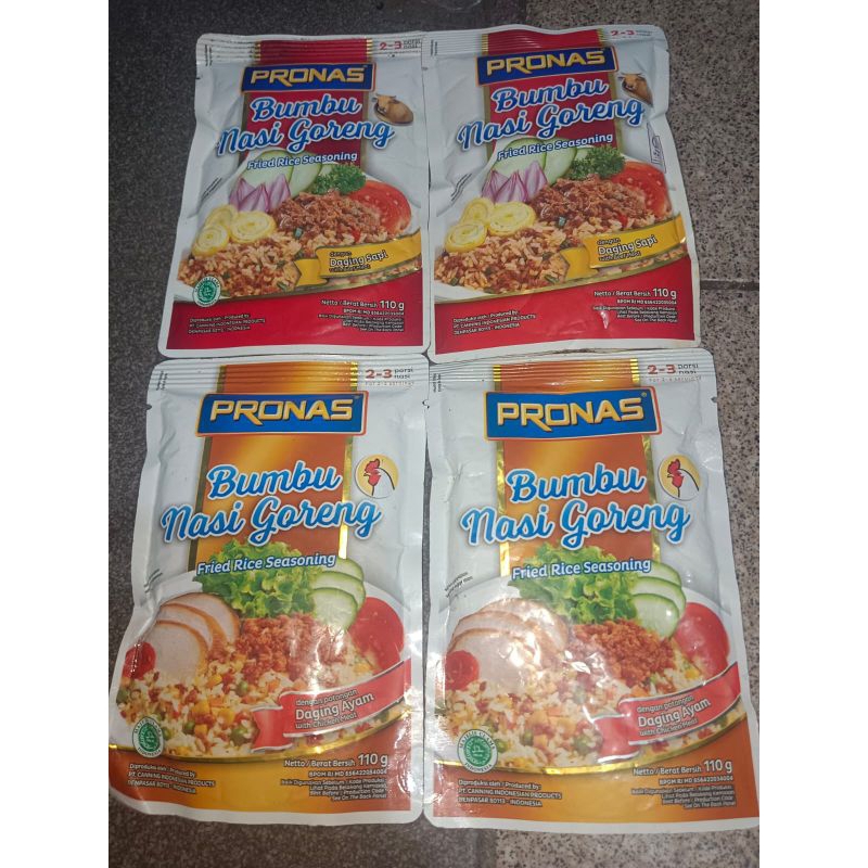 

Pronas Bumbu Nasi Goreng Fried Rice Seasoning 110gr