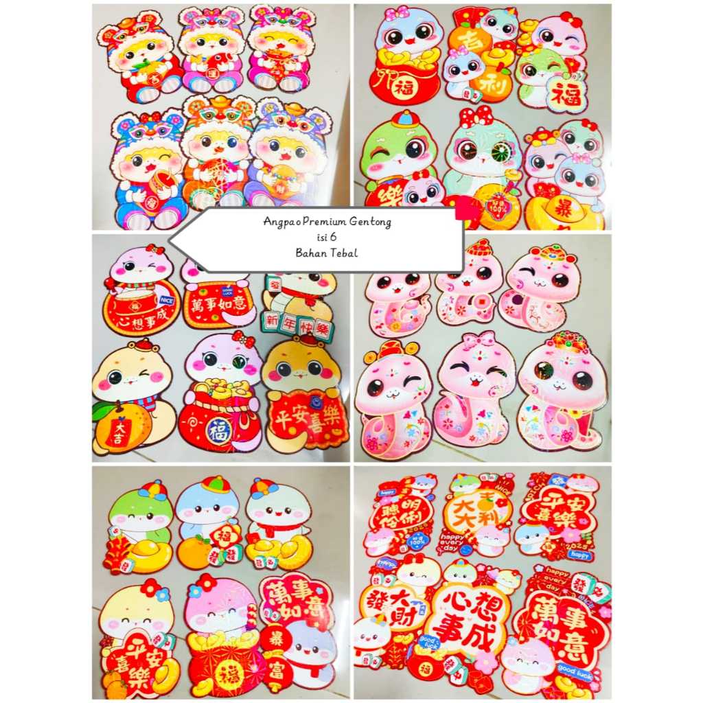 

Angpao Gentong Premium isi 6 pcs