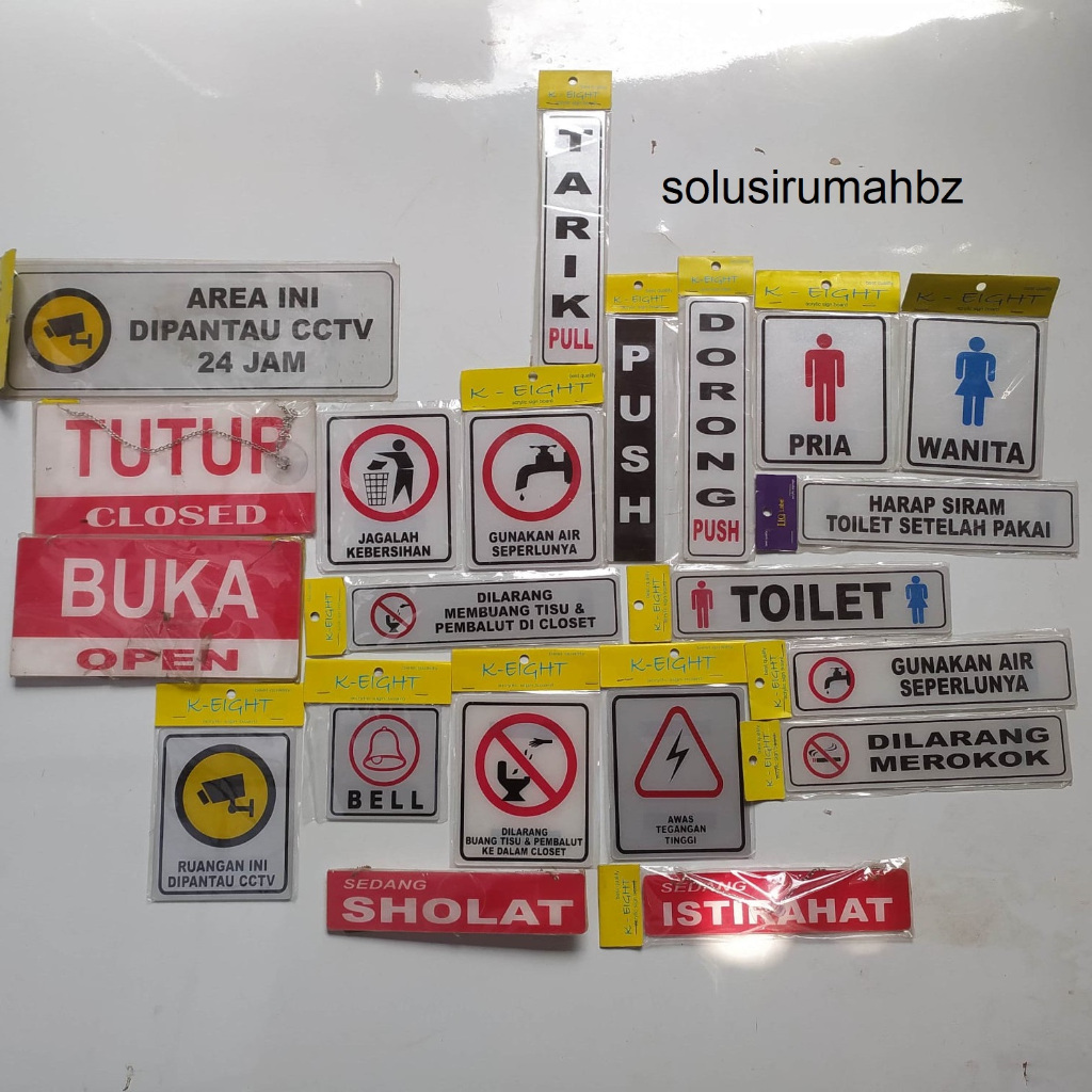

LABEL ACRYLIC besar PILIH akrilik kata bijak petunjuk pilih kata dan ukuran 9.7x29cm 9.7 x 29 cm
