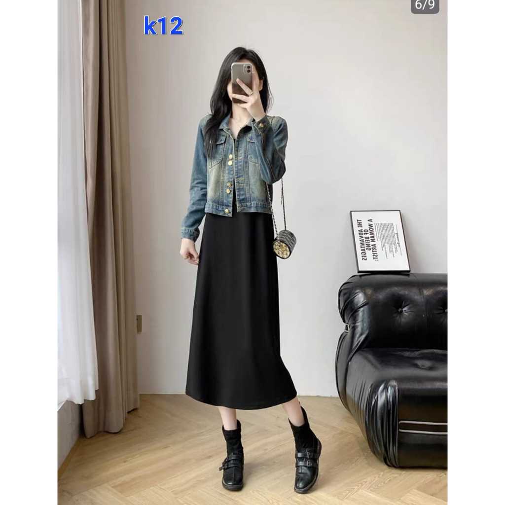 Inner lengan pendek/dress wanita/inner dress tanpa lengan premium