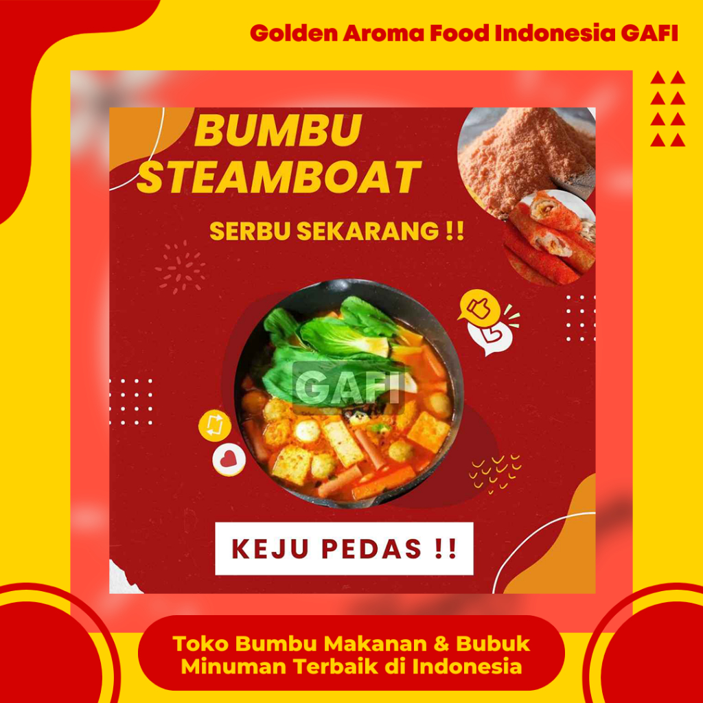 

BUMBU Bubuk SUKI INSTAN Keju Pedas 1 Kg Steamboat Shabu Hotpot Bumbu Instant Tomyum Suki Steamboat Ramen Bakso Miso Bubuk Bumbu Instan Steamboot Sukiyaki Grill Bakar Instant Gafi Bumbu Instan