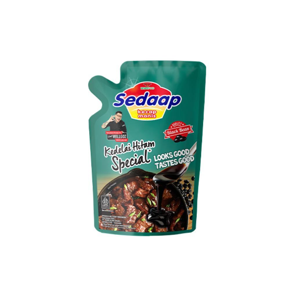 Sedaap Kecap Manis Kedelai Hitam Spesial Pouch 725 gr - Gambar 3