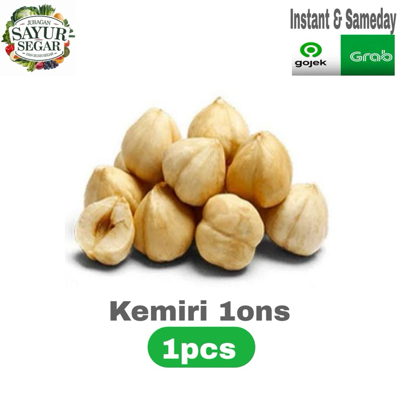 

Kemiri 100gr 50gr / 1pcs murah INSTANT