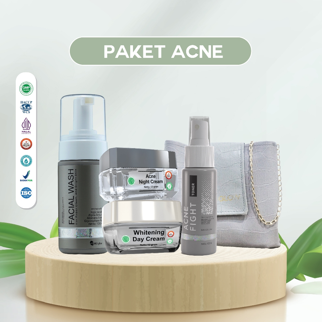 MS GLOW PAKET ACNE REGIMENT 1