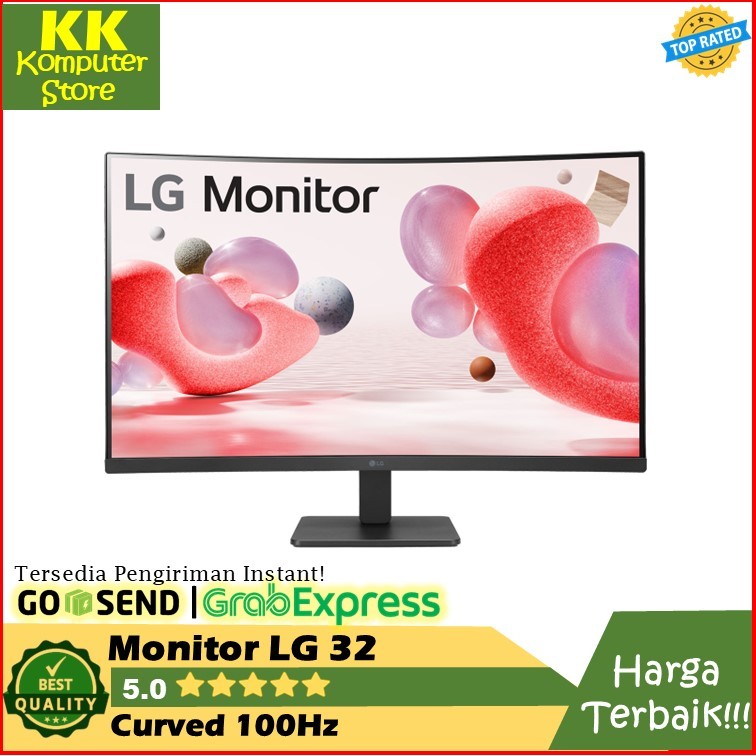 monitor led lg 32" 32mr50c curved monitor 32 inc lg full hd amd freesync