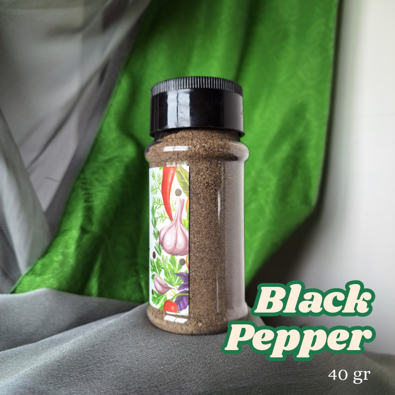 

Black Pepper Powder / Lada Hitam Bubuk 100% Dried Herb Spice Rempah Bubuk