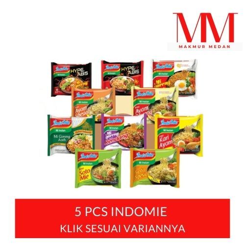 

5 PCS INDOMIE GORENG / KUAH / PEDAS