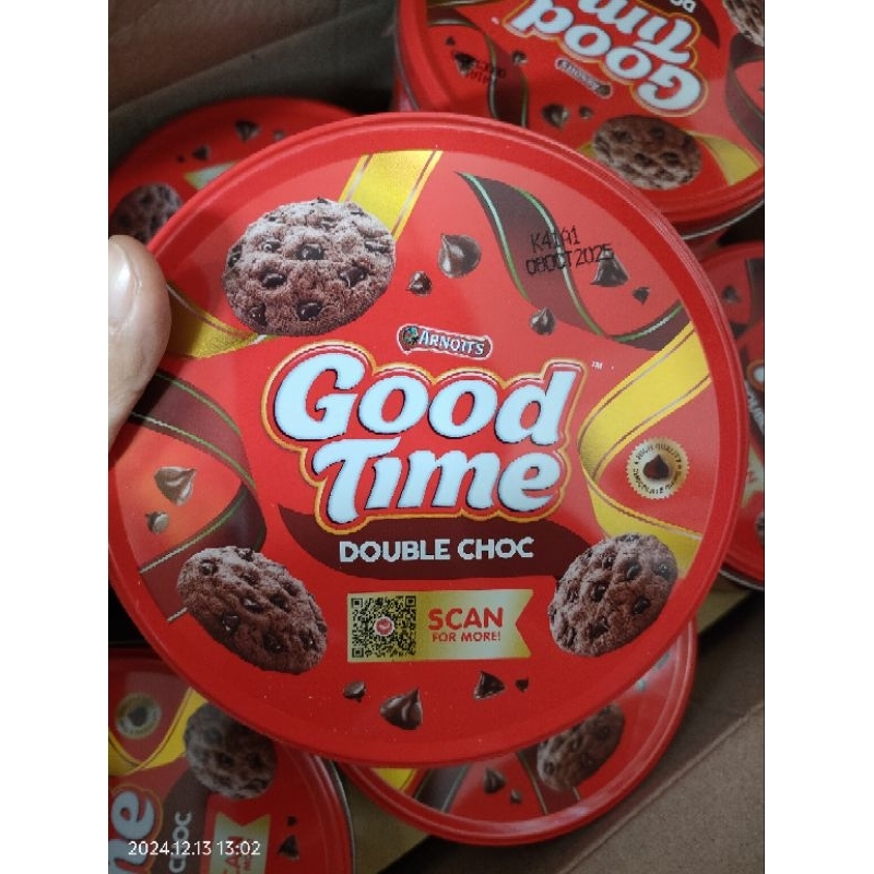 

Good Time Assorted Cookies Tin 144gr Biskuit Kaleng utk Hampers Parcel