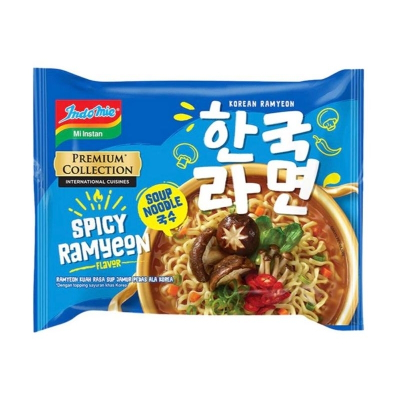 

Indomie Korean Series Spicy Ramyeon, K-Rose, dan Fiery Chikin 1 Pcs