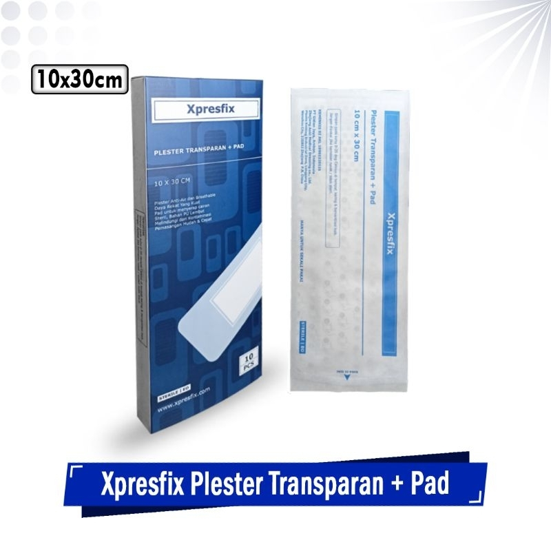 Xpresfix Plester luka operasi ukuran 10x30 cm