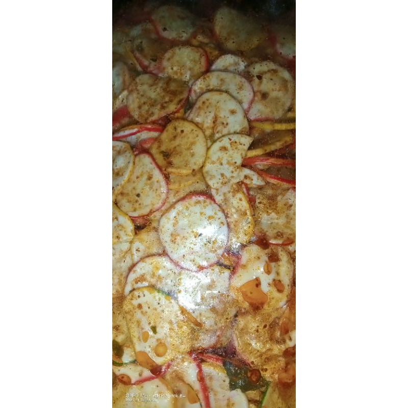 

kripuk bantat sireum bumbu seblak daun jeruk renyah gurih