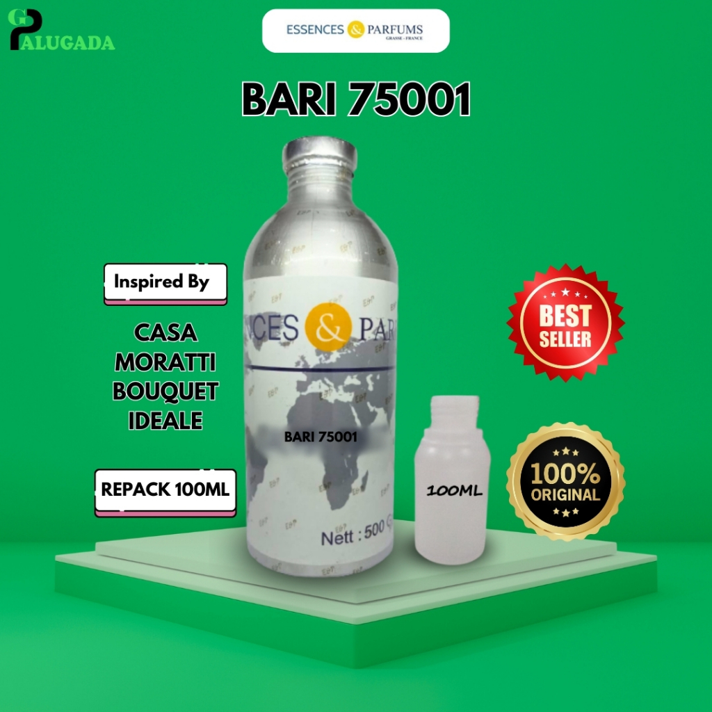 BIBIT PARFUM MURNI BARI ESSENCES  100ML REPACK