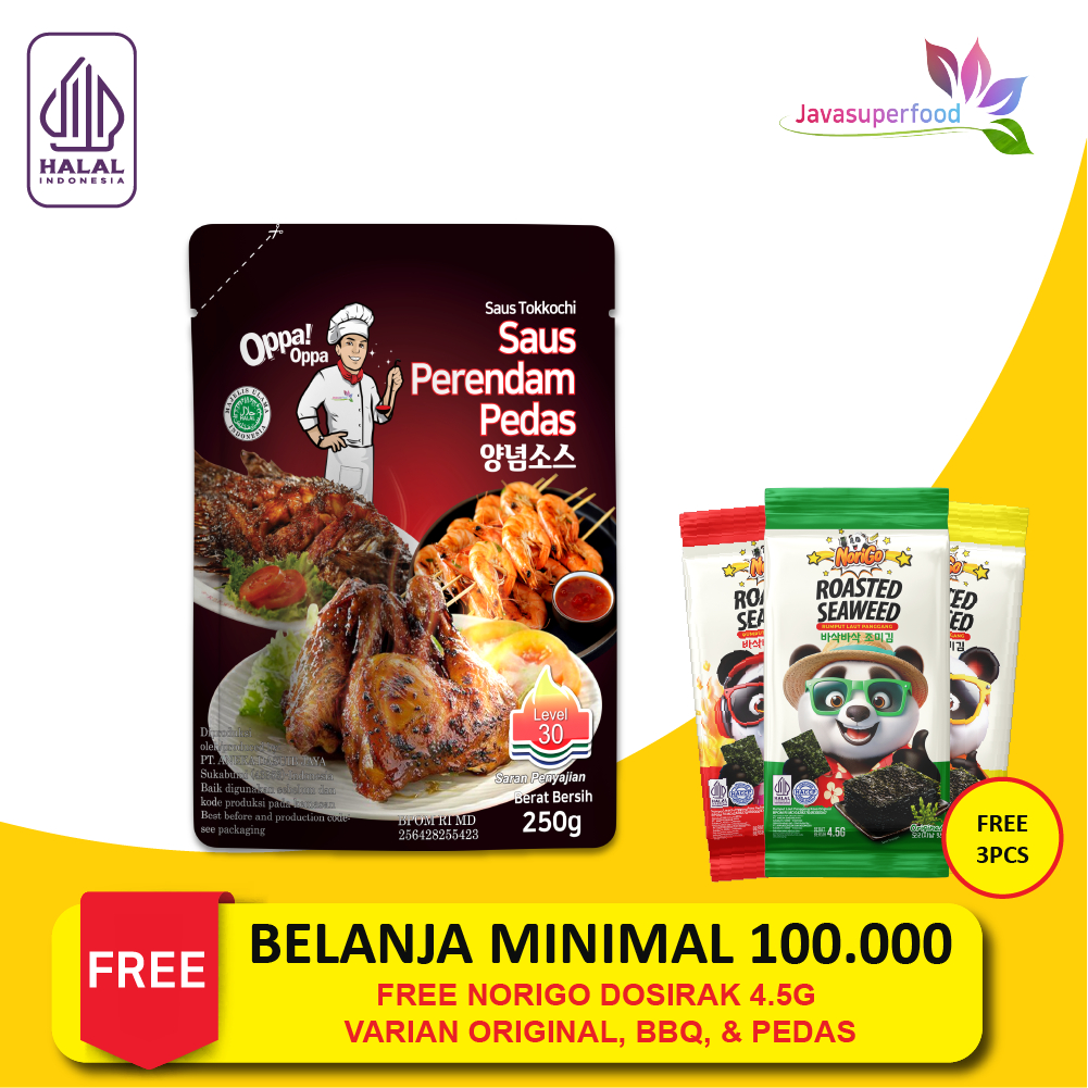 

Saus Perendam Pedas Tokkochi Saus Buldak Pedas 250g Level 30 Oppa-Oppa