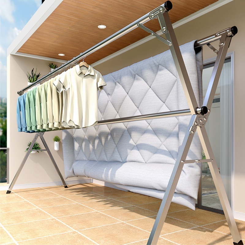 Jemuran Baju Stainless Jemuran Lipat Jemuran Baju Portable Jemuran Lipat Anti Karat Kuat