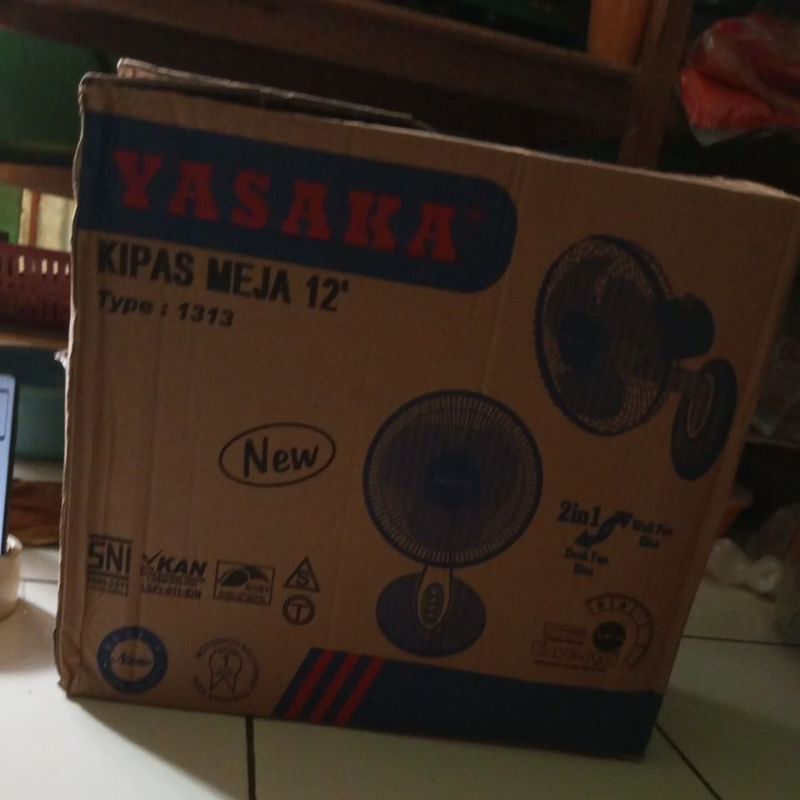 kipas angin yasaka meja 12inc 2in1