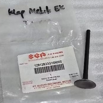 Klep EX / Valve Exhaust ASLI SGP Motor Suzuki :- Spin
- Skydrive
- Skywave
- Hayate

No part : 12912