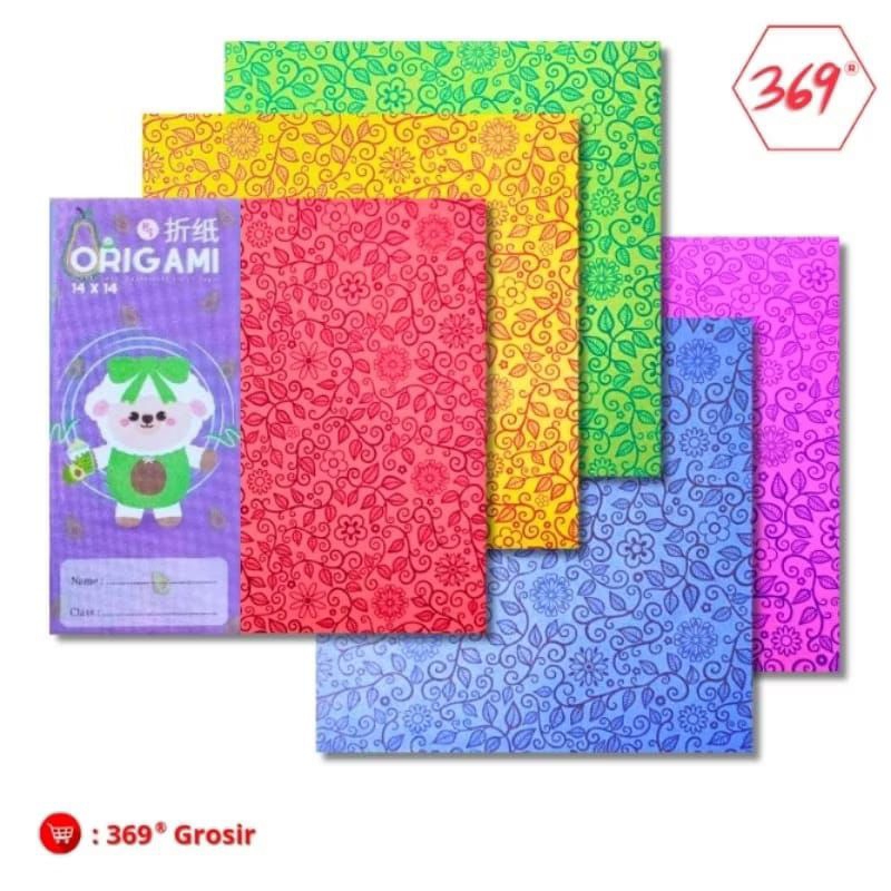 

369 - Origami / Kertas Lipat Motif Batik BISA PILIH WARNA 14 x 14