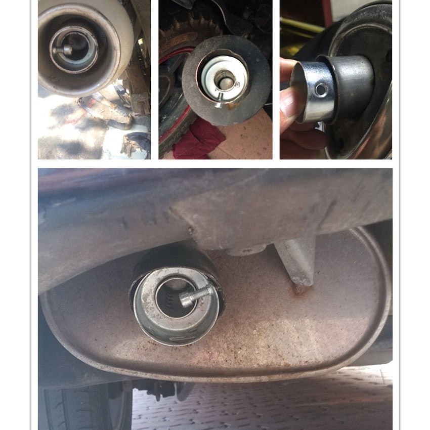 BESTPROMO Peredam Knalpot Motor Db Killer Knalpot Mobil Keperakan Knalpot Peredam Knalpot Peredam
