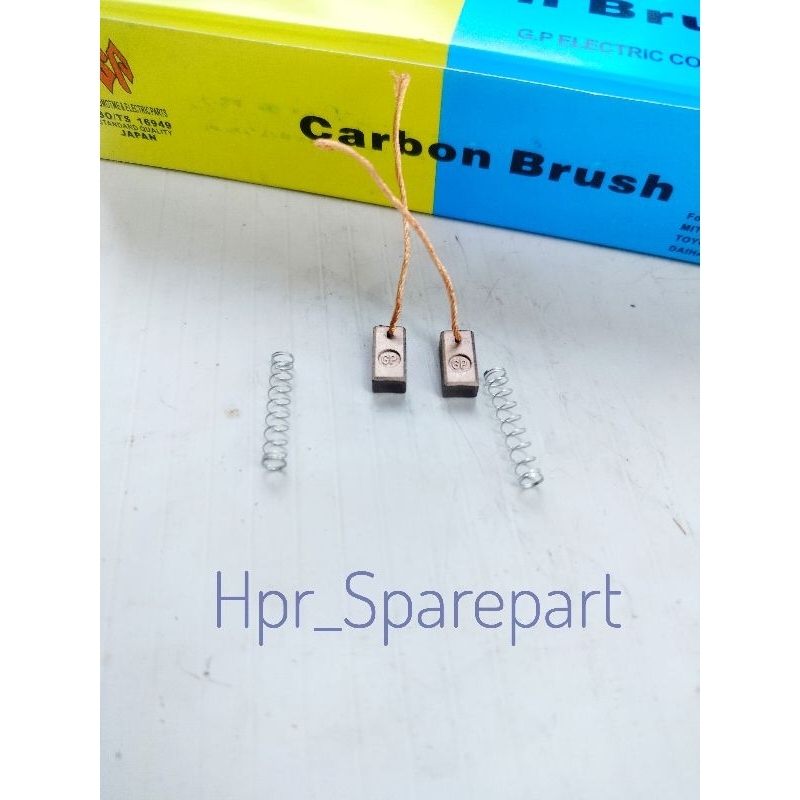 Arang Carbon Brush Dinamo Ampere Alternator Kijang Kapsul 7k Efi Karbu 1.8 2.0 Ka1