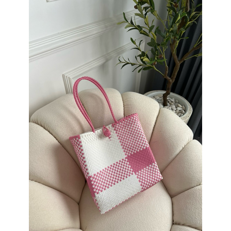 (PREMIUM) Tas Jali 2 Line Tas Ayaman Plastik Premium Bahan Plastik Daur Ulang