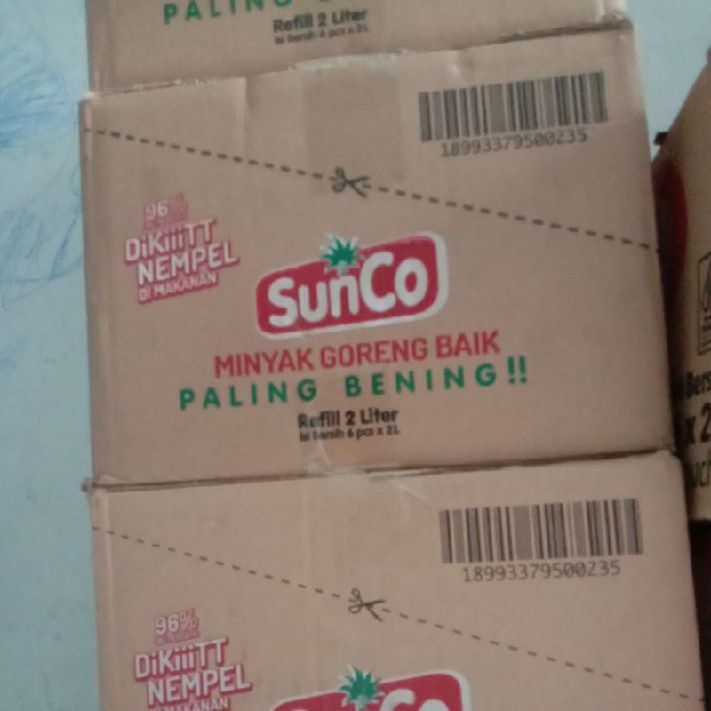 

SUNCO MINYAK GORENG 2 LITER 1 KARTON 6PCS