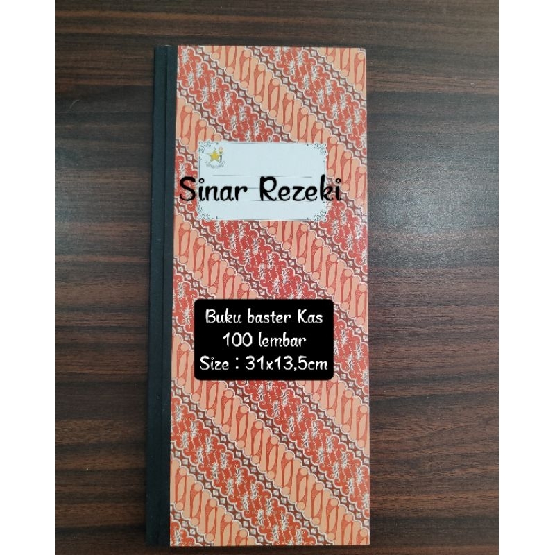 

1 buah!! Buku baster kas bintang obor 100 lembar hard cover