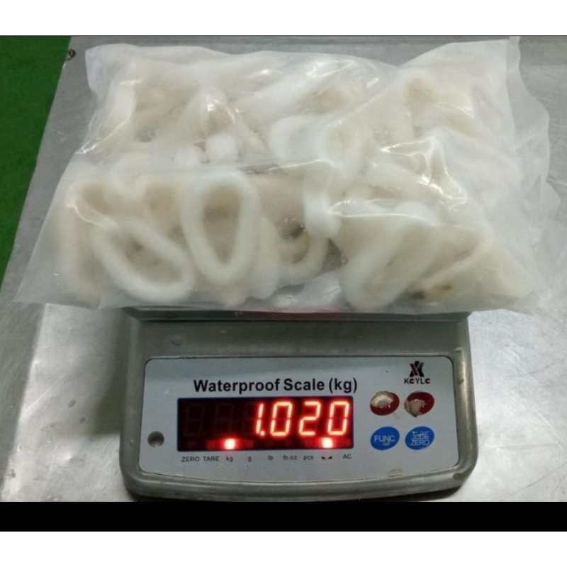 

Cumi ring Import calamari 1 kg