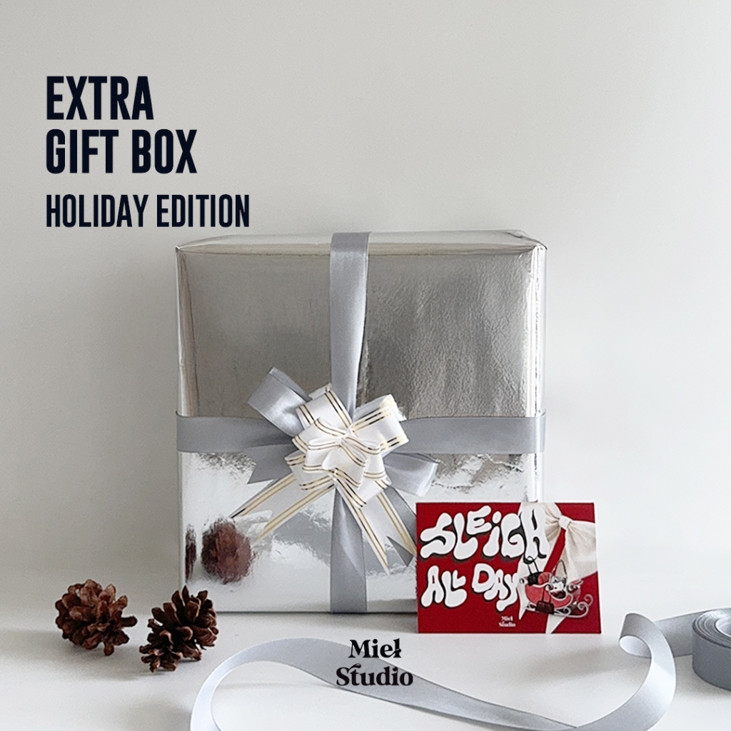 

MIEL STUDIO Tambahan Gift Box Christmas Kotak Kado Natal Tahun Baru