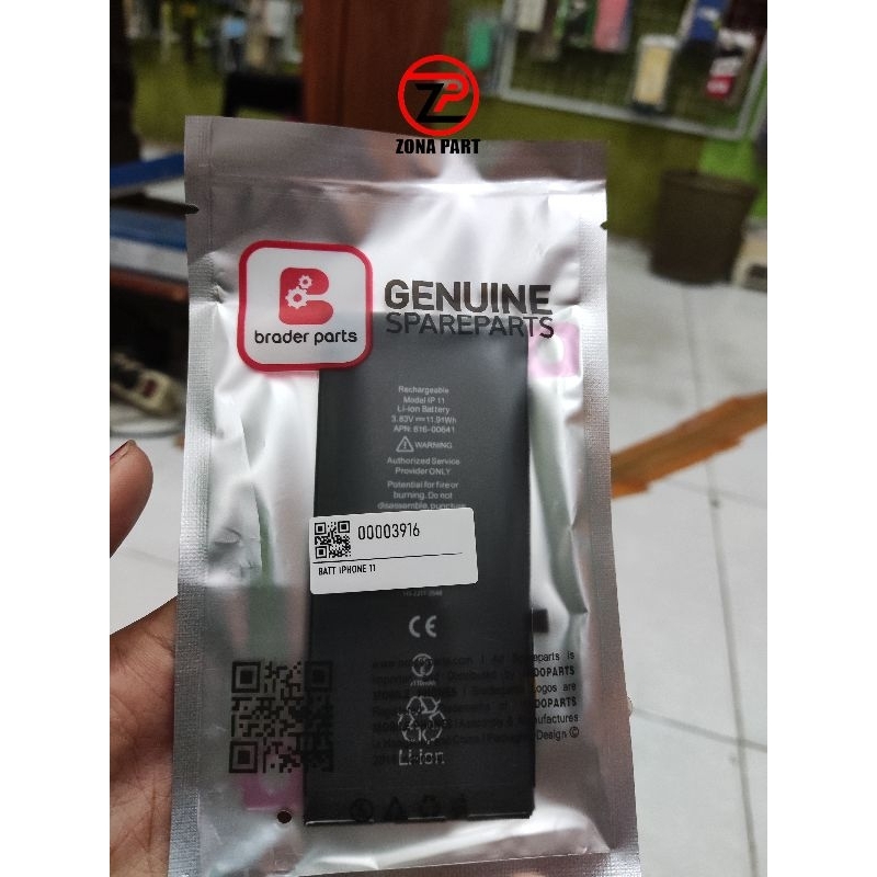 BATRE BATREI BATERAI IPHONE 11 BRADERPART