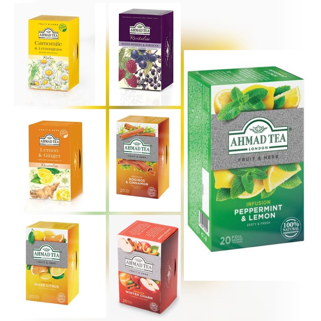 

AHMAD TEA 40gr 20pcs tea Ahmad Tea London