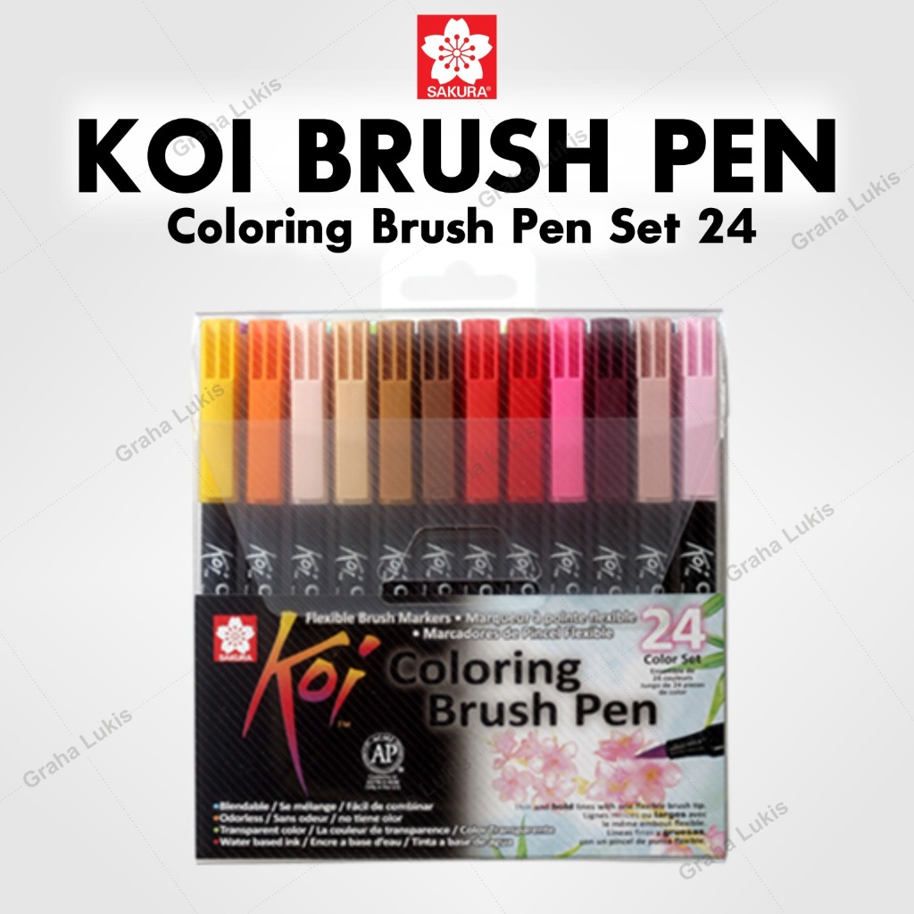 

Sakura Koi Coloring Brush - 24 Color set