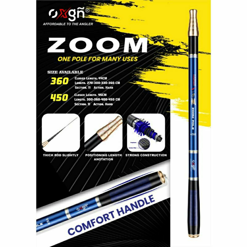 TEGEK ZOOM POLE OXGN CARBON X-CONSTRUCT