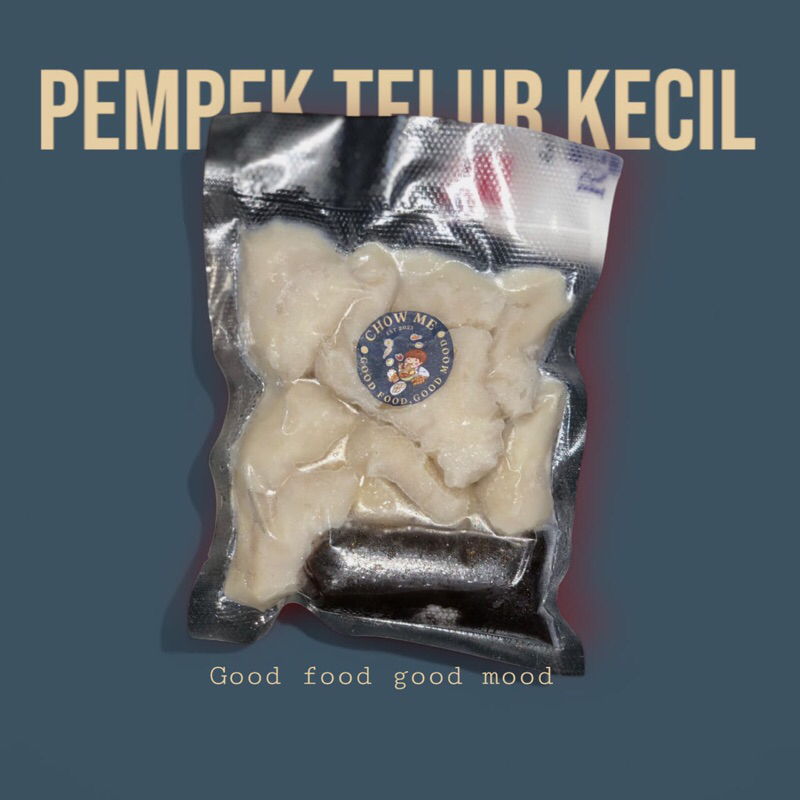 

Pempek Telur Kecil Isi 10Pcs + Cuko 90mL, Khas Palembang, Ikan Tenggiri Asli