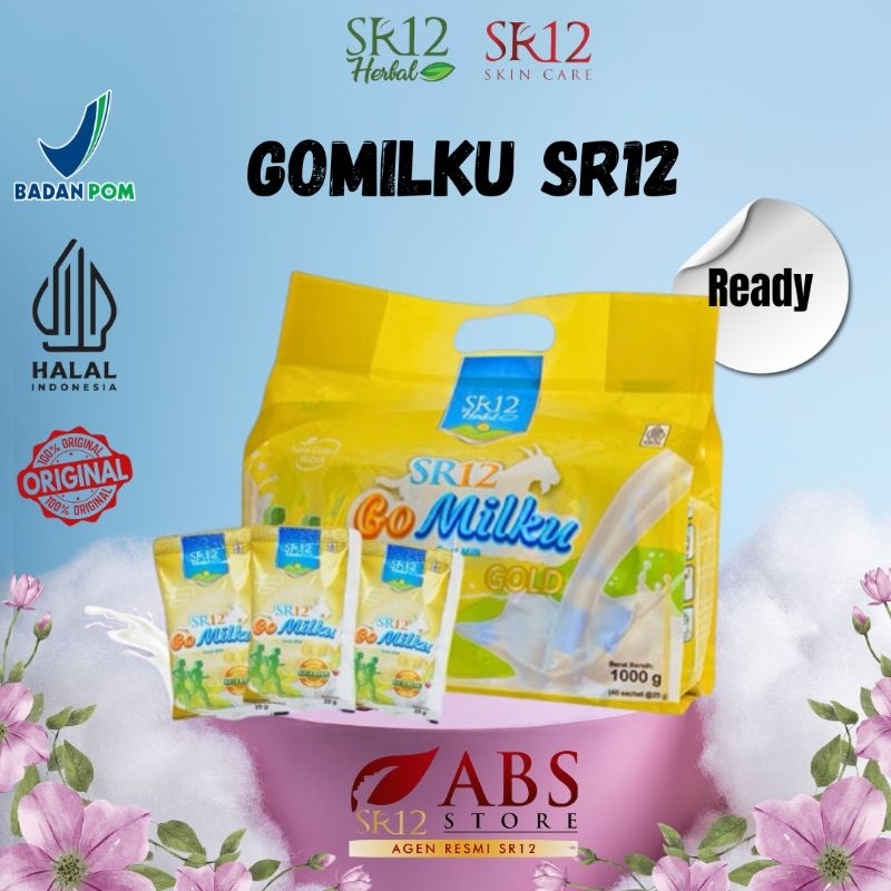 

SR12 NGANJUK_ GOMILKU GOLD POUCH SASET SR12 kemasan 1000g Asli Original