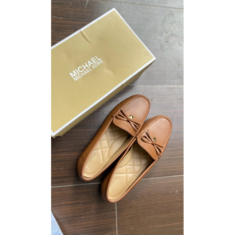 Michael Kors Sepatu Loafer Coklat ORIGINAL 100% [PRELOVED]