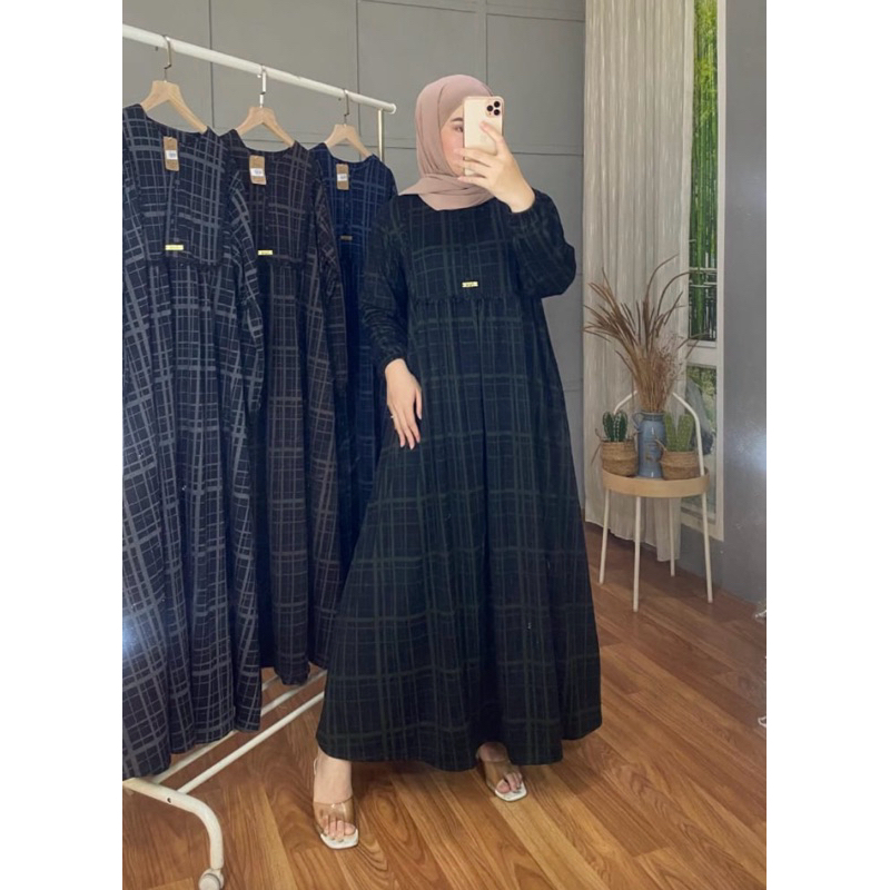 JUNE GAMIS MIDI DRESS