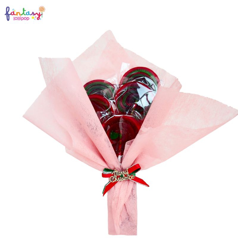 

Lollipop Bucket Christmas - Buket Permen Natal