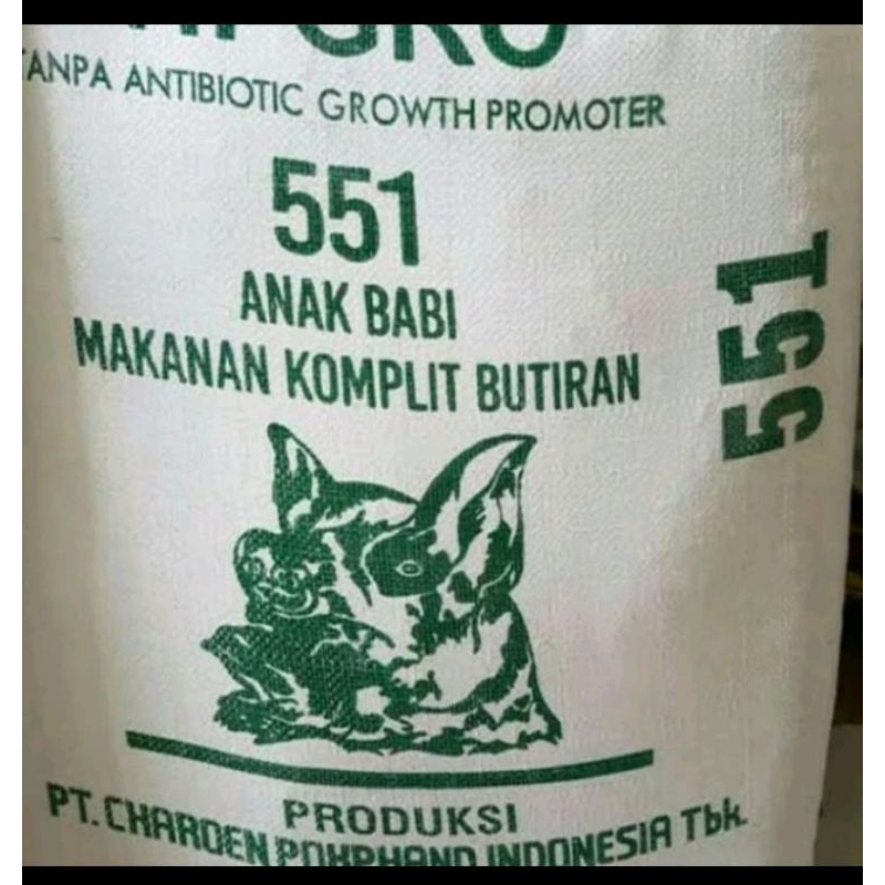 Hi gro 551 Pur Babi Starter Pakan Babi Pakan Campuran Ternak