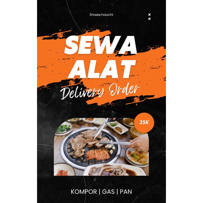 

Sewa Alat ngegrill by shaee.haochi