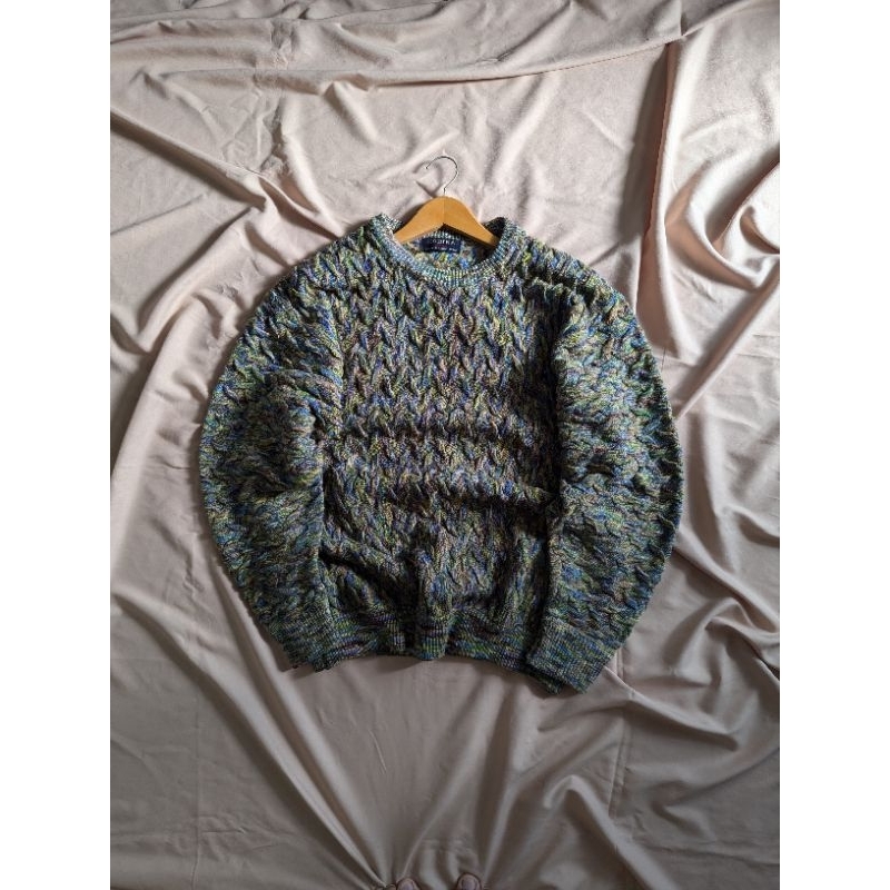 knit sweater 3D pattern coogi looklike