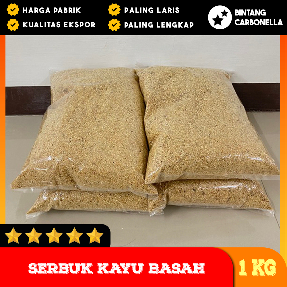 Bintang Carbonella Serbuk Kayu Basah 1 KG