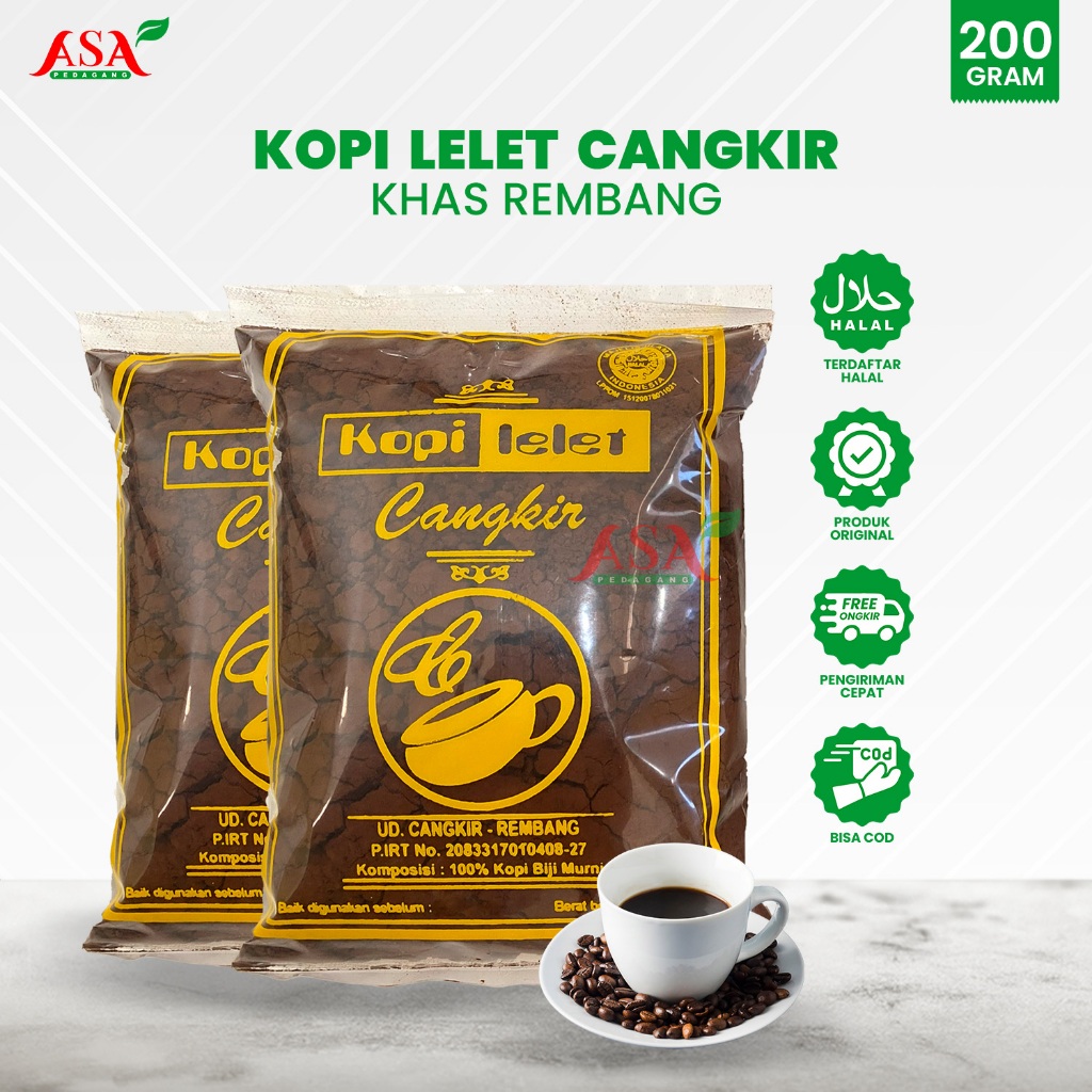 

KOPI CAP CANGKIR 200gr LASEM REMBANG ORIGINAL