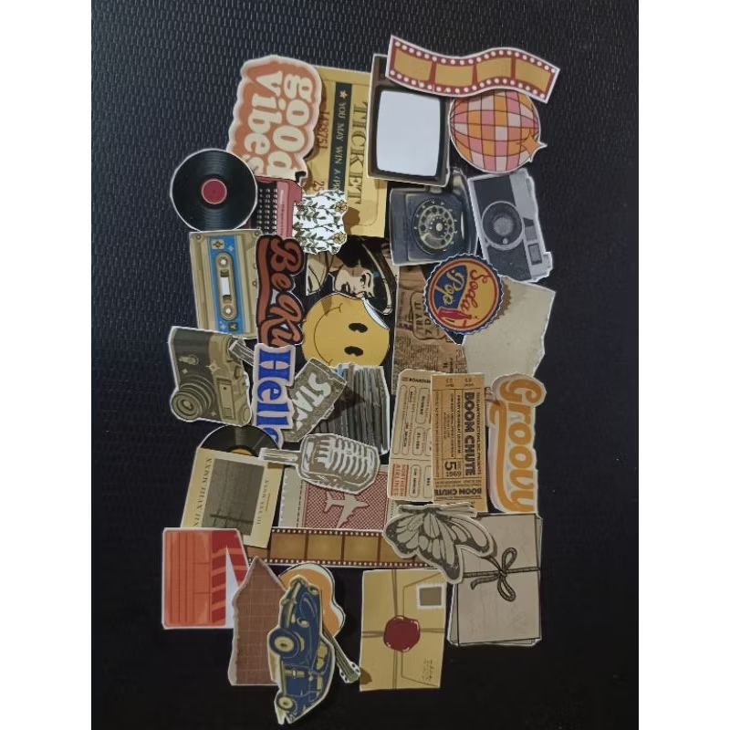 

STIKER VINTAGE UNTUK JOURNALING