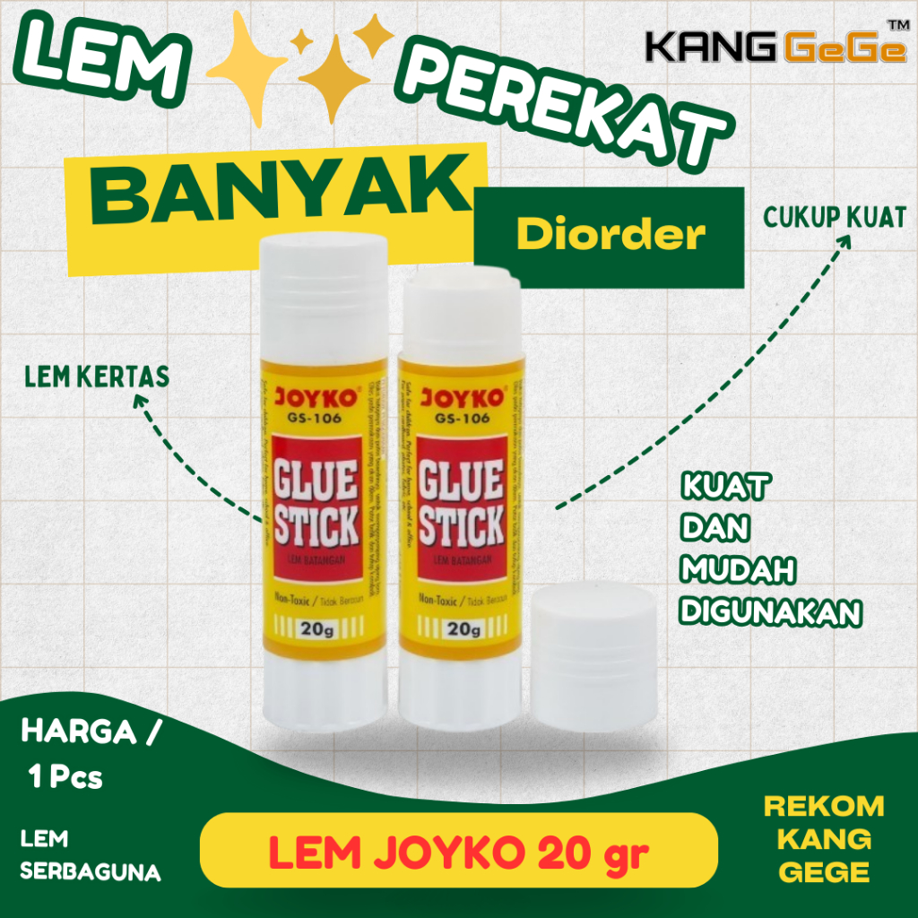 

JOYKO STICK 20 GRAM LEM KERTAS LEM STICK