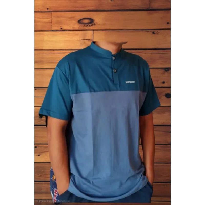 kaos distro kerah koko kerah Shanghai baju polo pria